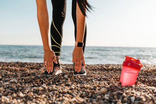 La whey protéine naturelle Natiwé vous accompagne lors de vos entrainements en extérieur