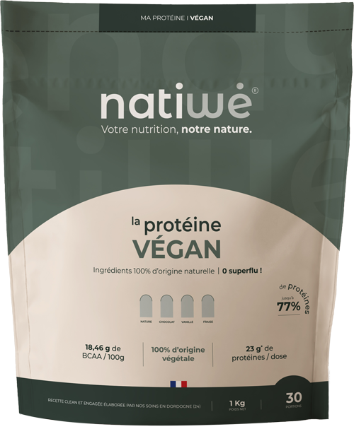 Natiwé - protéine whey vegan format 1 kg